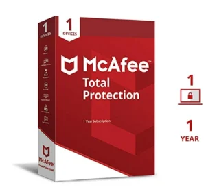 MCAFEE TOTAL PROTECTION ANTIVIRUS - 1 PC 1 YEAR