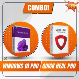 WINDOWS 10 PRO PRODUCT KEY + QUICK HEAL PRO 1 USER 1 YEAR