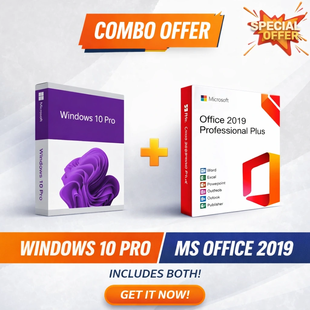 Windows 10 Pro and office 2019 pro plus WINDOWS 10 PRO + MS OFFICE 2019 PRO PLUS