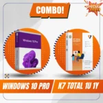 Windows 10 Pro License Key+K7 Total Security 1 User 1 Year