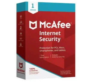 McAfee Internet Security 1 User 1 Year