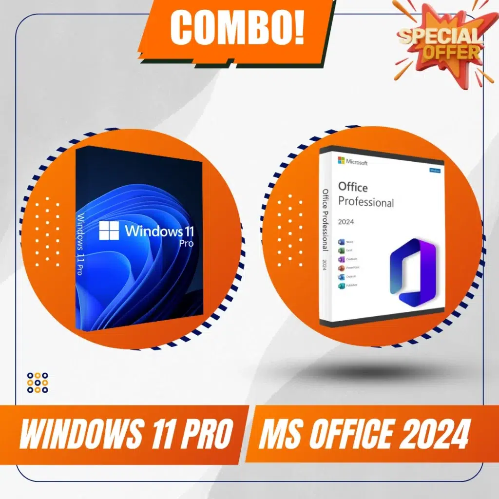 WINDOW 11 PRO PRODUCT KEY + OFFICE 2024 PRO PLUS